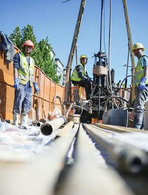 華山片區地下勘探啟動 地鐵建設前為地層“摸底”